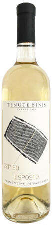Esposto 221 S.O. Vermentino di Sardegna DOC bottiglia 750 ml Tenute Sinis