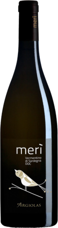 Merì Vermentino di Sardegna DOC bottiglia 750 ml Argiolas