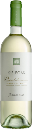 S'Elegas Nuragus di Cagliari DOC bottiglia 750 ml cantina Argiolas Selegas