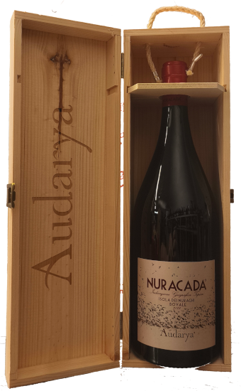 Nuracada Magnum IGT Isola dei Nuraghi Rosso con casseta legno Audarya